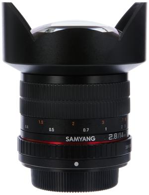 (中古品) SAMYANG 単焦点広角レンズ 14mm F2.8 ソニー αA用 フルサイズ対応