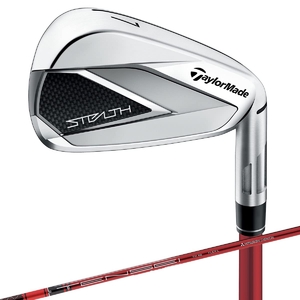 (中古品) TAYLOR MADE(テーラーメイド) Stealth(ステルス) アイアン カーボンシャフト レディースゴルフクラブ 右用 #7-P,S セット構成 IR#7/IR#8/IR#9/IR#PW/IR#SW フレックス : A