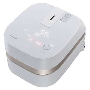 (中古品) 東芝 IHジャー炊飯器（2.5合炊き）　グランホワイトTOSHIBA　備長炭かまど本羽釜 RC-4ZWJ-W