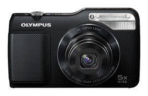 (中古品) OLYMPUS デジタルカメラ VG-170 ブラック 1400万画素 光学5倍ズーム 15m強力フラッシュ ハイビジョンムービー 3.0型LCD 広角26mm VG-170 BLK