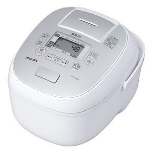 (中古品) 東芝 炊飯器 5.5合 真空IHジャー炊飯器 保温40時間 鍛造かまど銅釜 グランホワイト RC-10VRN(W)