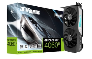 (中古品) ZOTAC GAMING GeForce RTX 4060 Ti Twin Edge グラフィックスボード ZT-D40610E-10M VD8524