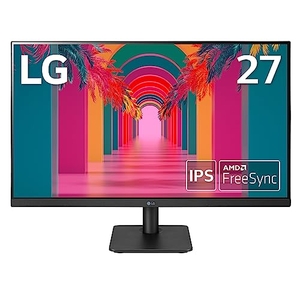 (中古品) LG フレームレス モニター ディスプレイ 27MP450-B 27インチ / フルHD / IPSアンチグレア / FreeSync対応 / 75Hz / 高さ調節 / フリッカーセーフ、ブルーライト低減機能 / HDMI、DP、D-Sub / 無輝点