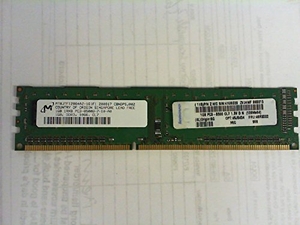 (中古品) MICRON MT8JTF12864AZ-1G1F1 1GB デスクトップDIMM DDR3 PC8500(1066) UNBUF 1.5v 1RX8 240P 128MX64 128mX8 CL