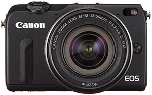 (中古品) Canon ミラーレス一眼カメラ EOS M2 EF-M18-55 IS STM レンズキット(ブラック) EF-M18-55mm F3.5-5.6 IS STM 付属 EOSM2BK-1855ISSTMLK