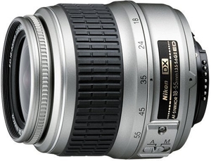 (中古品) Nikon AF-S DX ズームニッコール ED 18-55mm F3.5-5.6 G II シルバー デジタル専用