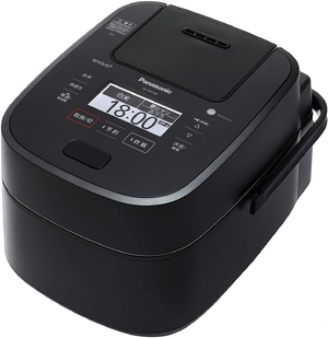 (中古品) パナソニック 炊飯器 1升 スチーム&amp;可変圧力IH式 Wおどり炊き ブラック SR-VSX189-K
