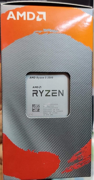 (中古品) AMD Ryzen 5 3500 with Wraith Stealth cooler3.6GHz 6コア / 6スレッド 19MB 65W【品】 100-100000050BOX