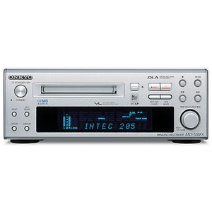 (中古品) ONKYO INTEC205 Hi-MDデッキ MD-105FX(S) /シルバー