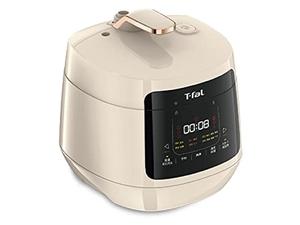 (中古品) ティファール 電気圧力鍋 無水調理 3L 2~4人用 1台16役 独自の煮込み鍋 「ラクラ・クッカー プラス コンパクト」 時短 アイボリー CY353AJP ポリプロピレン製