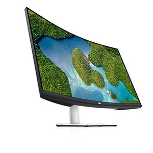 (中古品) Dell (デル) S3221QS 32インチ カーブ 4K UHD VA 超薄型 ベゼルモニター AMD FreeSync HDMI DisplayPort スピーカー内蔵 VESA認定 シルバー