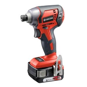 (中古品) 京セラ(Kyocera) 旧リョービ 充電式インパクトドライバ BID-1420L1 655252A 【作業に合わせて3段階で回転と打撃数の調整可】 リチウムイオン14.4V 最大締付トルク160N・m ネジ締め能力(小ネジ)M4~M8・(普通ボルト)M5~M14・(高力ボルト)M5~M12 充電時間45分