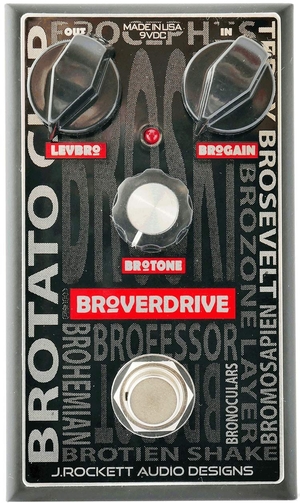 (中古品) J. Rockett Audio Designs (JRAD) ギターエフェクター Broverdrive ブローバードライヴ オーバードライブ