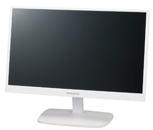 (中古品) プリンストン モニター 21.5型 (フルHD 1920×1080/HDMI×1,VGA×1,DVI×1/ブルーライト軽減/広視野角/スピーカー内蔵) ホワイト PTFWDE-22W