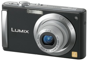 (中古品) パナソニック デジタルカメラ LUMIX (ルミックス) FS3 ブラック DMC-FS3-K