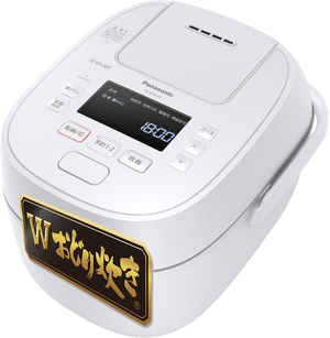 (中古品) パナソニック 炊飯器 5.5合 可変圧力IH式 Wおどり炊き ホワイト SR-MPW100-W
