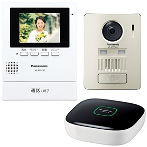 (中古品) パナソニック ワイヤレステレビドアホン(モニター親機+ワイヤレス玄関子機+ホームユニット) VL-SGZ30K