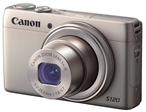(中古品) Canon デジタルカメラ PowerShot S120(シルバー) F値1.8 広角24mm 光学5倍ズーム PSS120(SL)