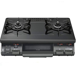 (中古品) リンナイ ガスコンロ（ガステーブル）RT64JH6S2-GL プロパンガス用(LPG)左大バーナー