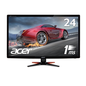 (中古品) Acer モニター ディスプレイ GN246HLBbid (24インチ/TN/非光沢/1920x1080/フルHD/ミニD-Sub15ピン,DVI-DL(Dual Link対応)、HDMI v1.4)