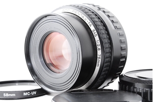 (中古品) PENTAX 標準~中望遠単焦点レンズ FA645 75mmF2.8 645マウント 645サイズ・645Dサイズ 26121