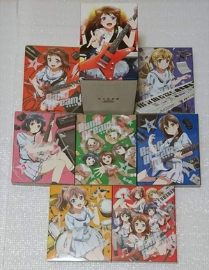 (中古品) BanG Dream! 〔バンドリ! 〕 初回生産限定版 全7巻セット ［マーケットプレイス Blu-rayセット］