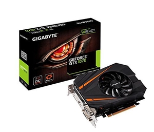 (中古品) Gigabyte GeForce GTX 1070 Mini ITX OC 8GB GDDR5 Graphics Cards GV-N1070IXOC-8GD [並行輸入品]
