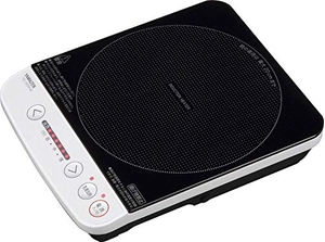 (中古品) [山善] IHコンロ IHクッキングヒーター 卓上 IH調理器 1000W 火力調整6段階 ホワイト YEL-S100(W)