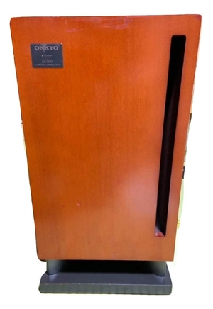 (中古品) ONKYO アンプ内蔵サブウーファーシステム 75W SL-207(D) /木目