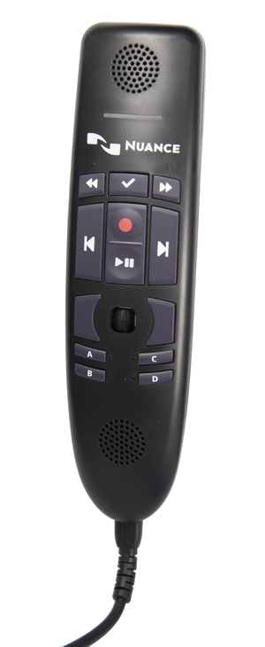 (中古品) Nuance PowerMic 4マイク Dragon 16用 9フィートコード