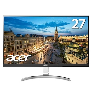 (中古品) Acer モニター ディスプレイ OmegaLine RC271Usmidpx (27インチ IPS 非光沢 QHD DVI-D(Dual Link対応)・HDMI・DisplayPort)