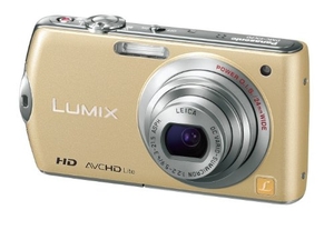 (中古品) パナソニック デジタルカメラ LUMIX FX70 リュスクゴールド DMC-FX70-N