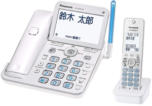 (中古品) パナソニック デジタルコードレス電話機 子機1台付き 迷惑防止機能搭載 パールホワイト VE-GD76DL-W