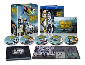 (中古品) スター・ウォーズ:クローン・ウォーズ シーズン1-5 コレクターズエディション (14枚組) [Blu-ray]