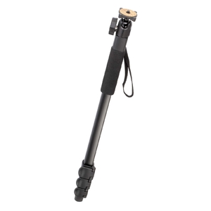 (中古品) Velbon 一脚 EXUP-43 4段 レバーロック 脚径23mm 小型 自由雲台 アルミ脚 409317