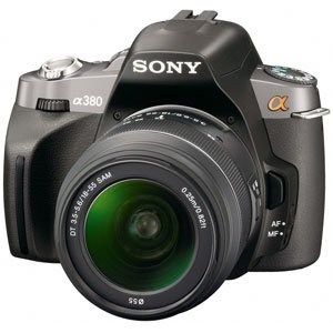 (中古品) ソニー SONY デジタル一眼レフカメラ α380 ズームレンズキット ブラック DSLRA380L
