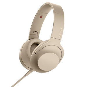 (中古品) ソニー ヘッドホン h.ear on 2 MDR-H600A : ハイレゾ対応 密閉型 リモコン・マイク付き 2017年モデル 360 Reality Audio認定モデル ペールゴールド MDR-H600A N