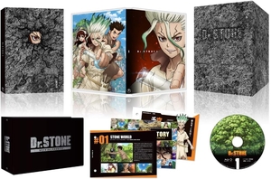 (中古品) (全巻収納ストーンBOX付き）Dr.STONE ドクターストーン 全6巻セット 初回生産限定版 [Blu-ray]