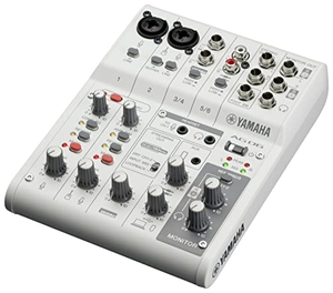 (中古品) ヤマハ(YAMAHA) ライブストリーミングミキサー 6チャンネル ホワイト AG06MK2 W