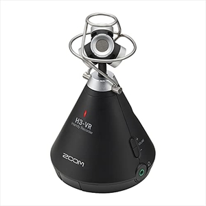 (中古品) ZOOM ズーム ハンディレコーダー バイノーラル VR 空間音声 360?全方位の音を収録 WEB会議 マイク ビデオ会議 ASMR H3-VR
