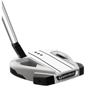 (中古品) TAYLORMADE(テーラーメイド)SPIDEREX(スパイダーイーエックス)パター【カタログ純正シャフト装着モデル】スモールスラントメンズゴルフクラブ右WH/PLホワイト/プラチナ34インチ