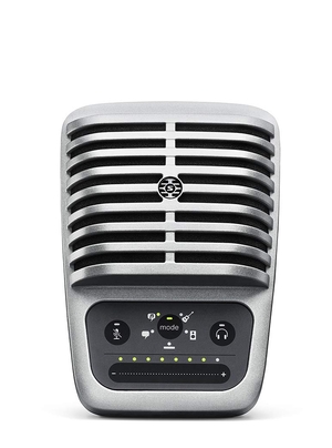 (中古品) SHURE MV51 : コンデンサーマイク 実況/在宅勤務/ウェブ会議 MOTIVシリーズ iOS対応 MV51-DIG-A 【国内正規品/メーカー保証】, silver