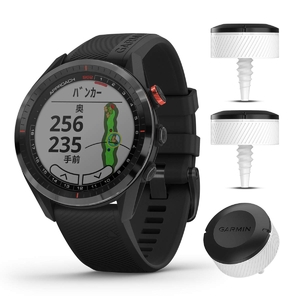 (中古品) GARMIN(ガーミン) ゴルフナビ GPS Approach S62 CT10セット ブラック 【日本正規品】 010-02200-22