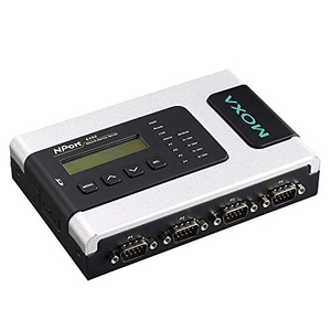 (中古品) MOXA 4ポート RS-232/422/485 セキュア・ターミナル・サーバ NPort 6450
