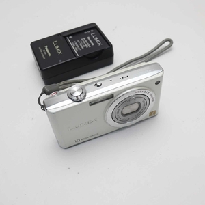 (中古品) パナソニック デジタルカメラ LUMIX (ルミックス) FX35 シェルホワイト DMC-FX35-W