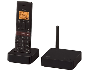 (中古品) シャープ 電話機 コードレス 1.9GHz DECT準拠方式 迷惑電話機拒否機能 ブラウン系 JD-SF1CL-T