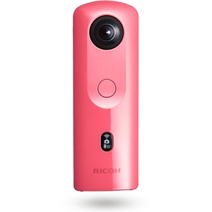(中古品) RICOH THETA SC2 PINK ピンク 360度全天球カメラ 360°手振れ補正機能搭載 4K動画 進化したHDR合成機能 (THETA SC比 2.4倍の処理速度アップ、最新のアルゴリズムにより室内の撮影でよりナチュラルな絵作り) 高速WiFi転送 精度の高い自然なスティッチング 910801