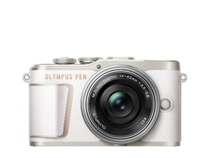 (中古品) OLYMPUS ミラーレス一眼カメラ PEN E-PL10 14-42mm EZレンズキット ホワイト