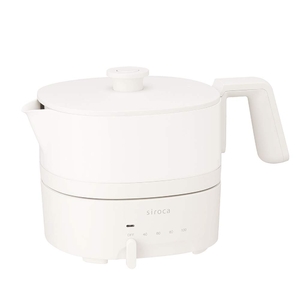 (中古品) シロカ おりょうりケトル ちょいなべ [丸洗い可/温度調整機能/容量1L/電気ケトル] SK-M152 アイボリー 18,892円