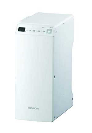(中古品) 日立 ふとん乾燥機 コンパクト 軽量モデル ダニ対策 オールインワン収納 衣類 靴乾燥対応 マット不要 パールホワイト HFK-VL3 W